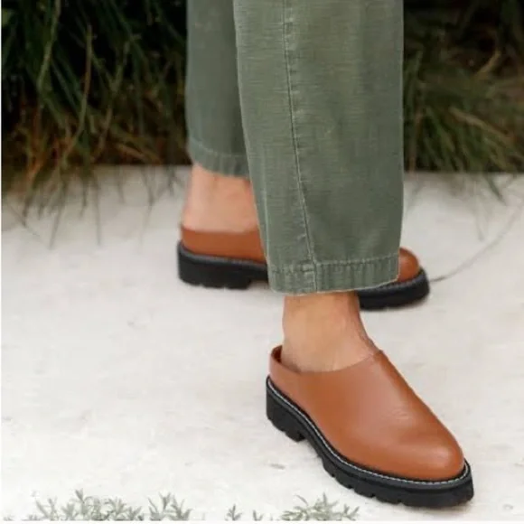 Jenni Kayne Leather Lug Mule - Canyon Size 38 - Picture 3 of 14